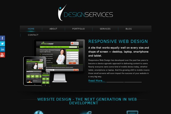 Hello Elementor theme site design template sample