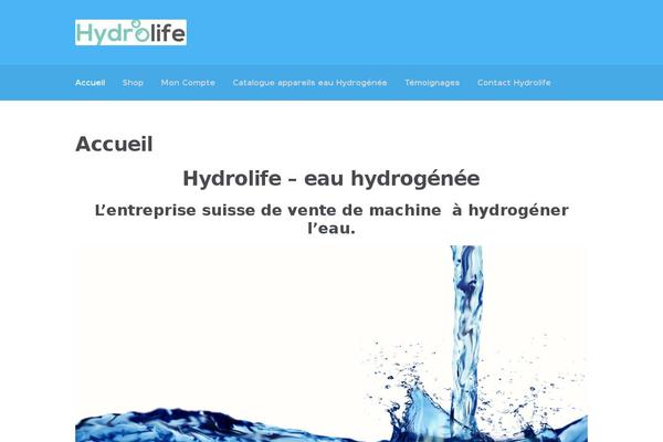 Storefront theme site design template sample