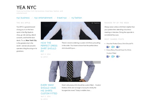 Oxygen theme site design template sample