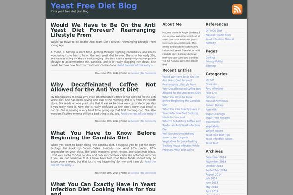 yeastfreedietplan.com site used Prosense Grey