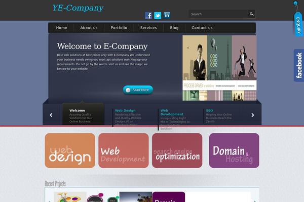 yecompany.com site used Skswebtech