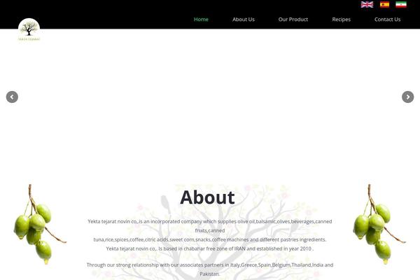 Impreza Child theme site design template sample