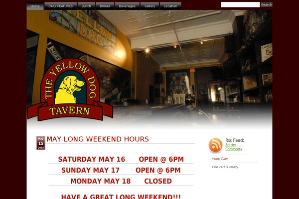 yellowdogtavern.ca site used Theyellowdog