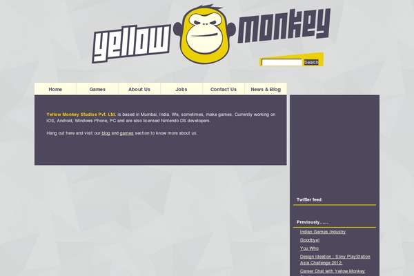 yellowmonkeystudios.com site used Metamorph_globe