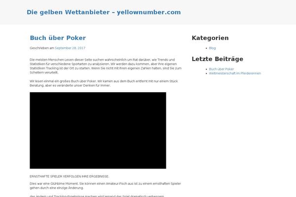 Twenty Fifteen theme site design template sample