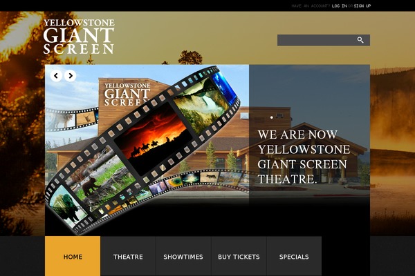 yellowstoneimax.com site used Theatre