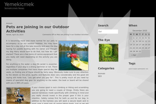 yemekicmek.com site used Redesign