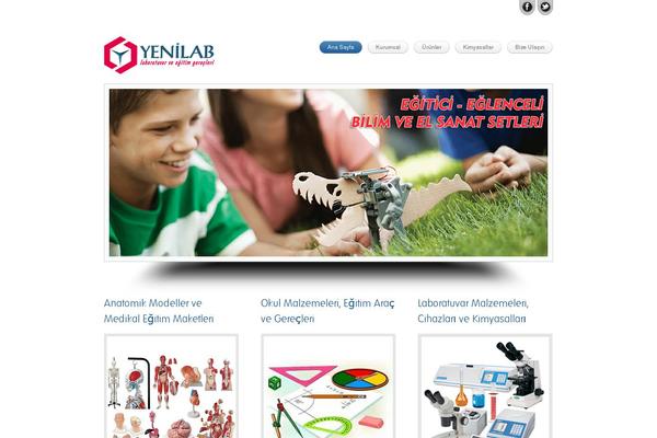 yenilab.com site used Themia