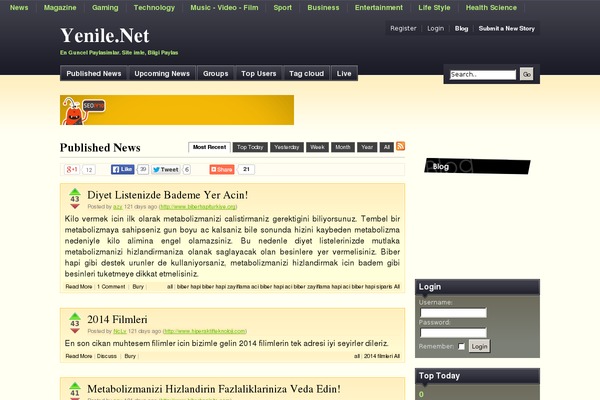 yenile.net site used Iyon