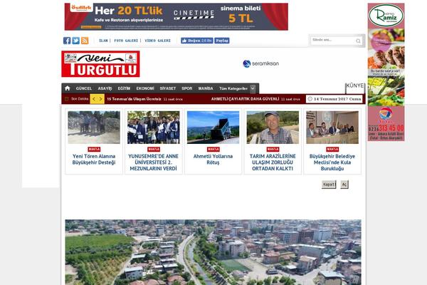 yeniturgutlu.com site used Thehaberv5