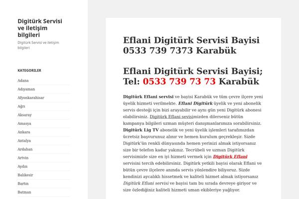 Twenty Fifteen theme site design template sample