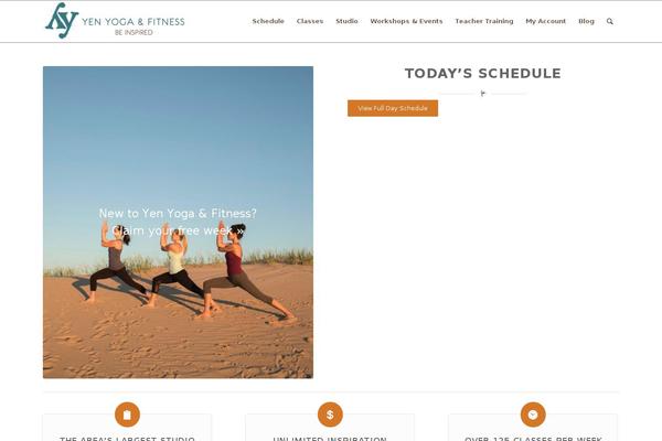 Enfold theme site design template sample