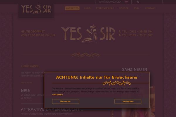 yes-sir-hannover.de site used Yes-sir-hannover
