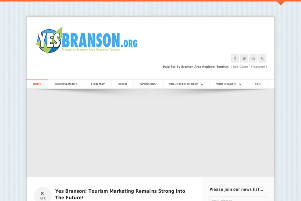 WordPress website example screenshot
