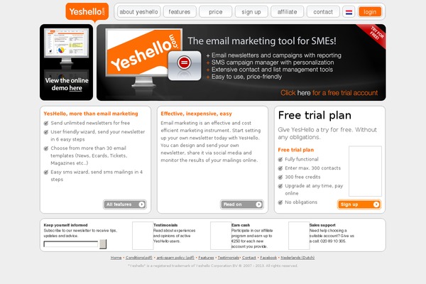 yeshello theme websites examples