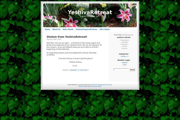 WordPress website example screenshot