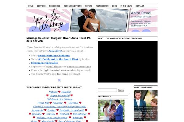 WordPress website example screenshot