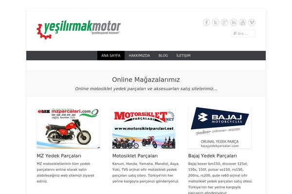 WordPress website example screenshot