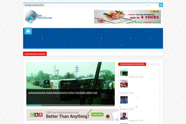 HitMag theme site design template sample