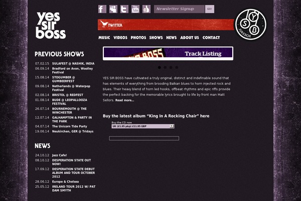 yessirboss.com site used Ysb