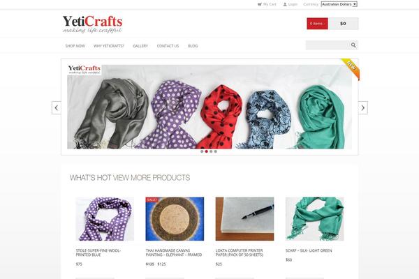 yeticrafts.com.au site used Nepalesecraft