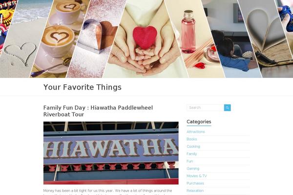 Spacious theme site design template sample