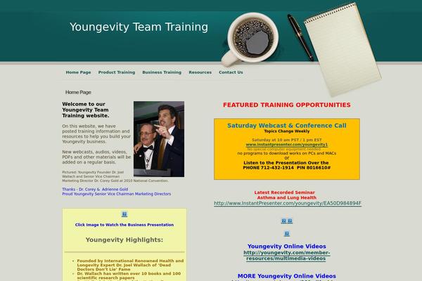 ygytraining.com site used Youngevity