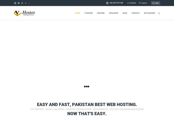 Arkahost theme site design template sample