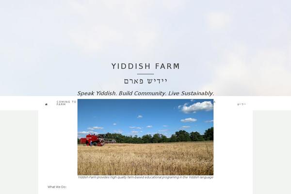 yiddishfarm.org site used Kindred