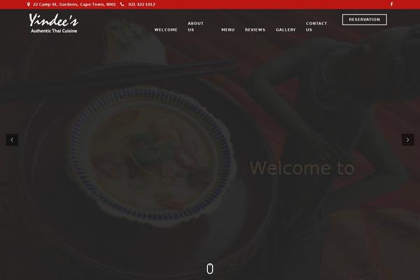 Grandrestaurant theme site design template sample