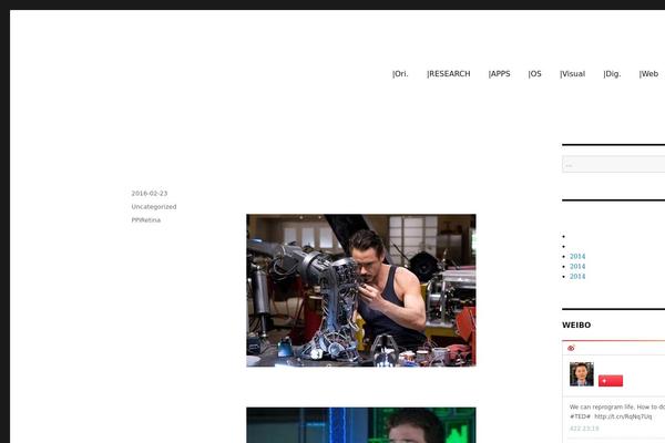 Twenty Sixteen theme site design template sample