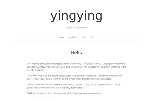 yingyingz.com site used Read-v3-9