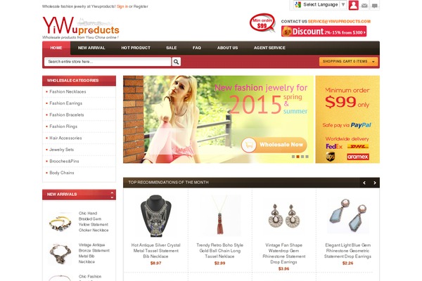 WordPress website example screenshot