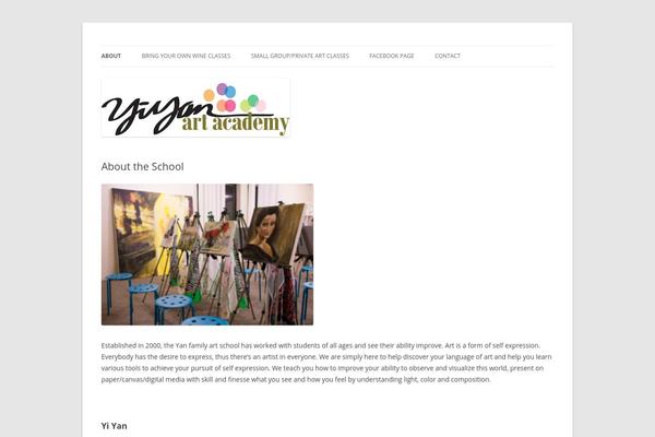 WordPress website example screenshot