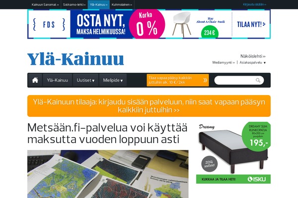 ylakainuu.fi site used Hilla-theme