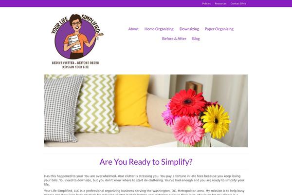 WordPress website example screenshot