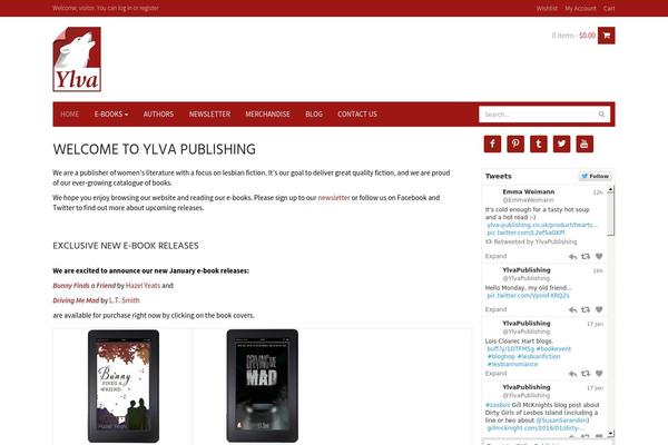 ylva-publishing.co.uk site used Shopping