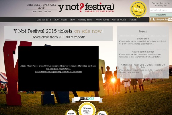 ynotfestivals.co.uk site used Plot