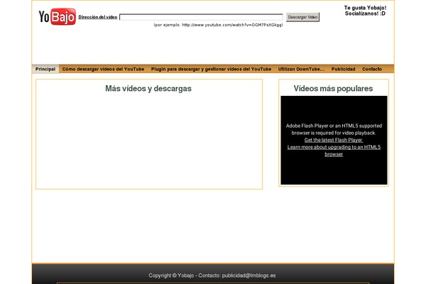 yobajo.com site used Orange2