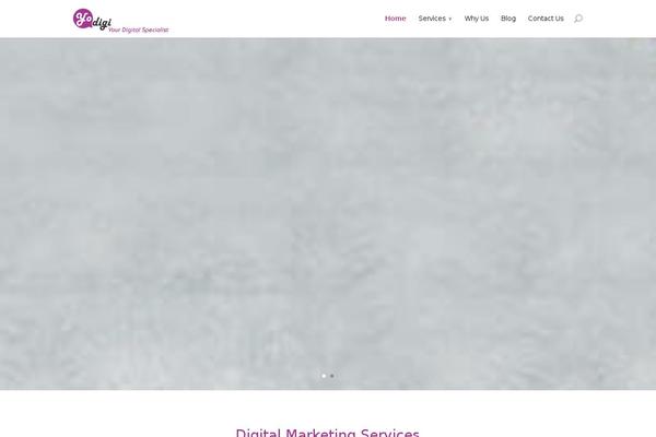 Divi theme site design template sample