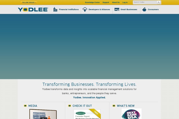 yodlee.com site used Yodlee