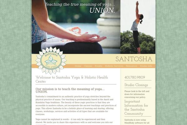yogaatsantosha.com site used Santosha_theme