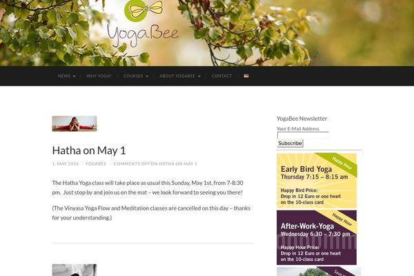 Hemingway theme site design template sample