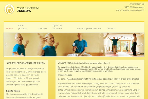 WordPress website example screenshot