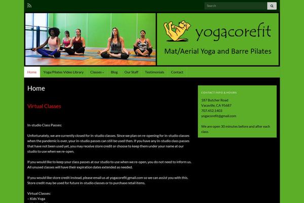 Graphene theme site design template sample