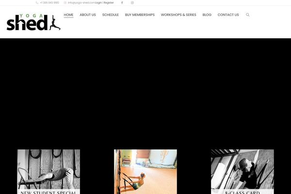 Jogasana theme site design template sample