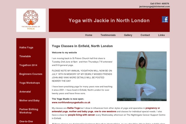 yogaenfieldnorthlondon.co.uk site used Jackie-responsive