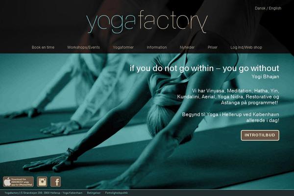 yogafactory.eu site used Yogafactory