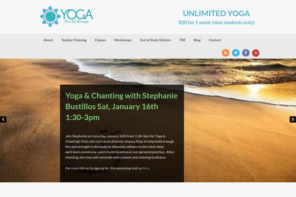 yogaforallbeings.com site used Peddlar