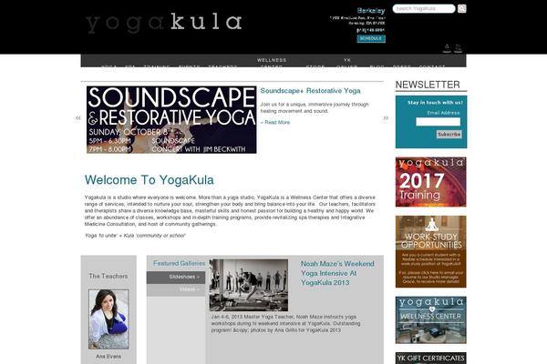 yogakula.com site used Yogakula